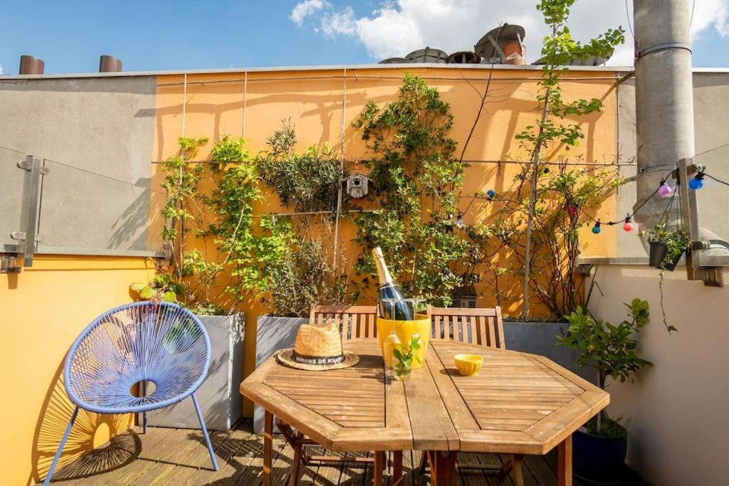 Notre-dame -latin Quarter Vip Rooftop Terrace View Apartment Paris