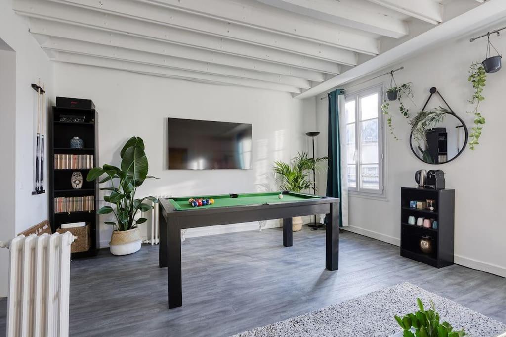 Flat With Billard And View * Paris