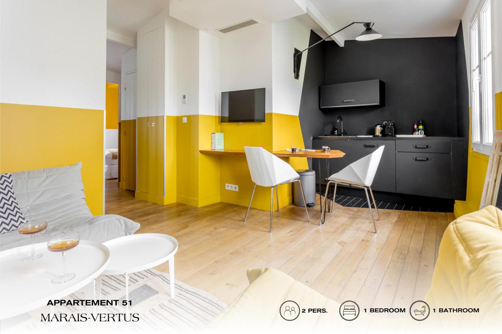 Apartment Beauquartier - Marais, Vertus *