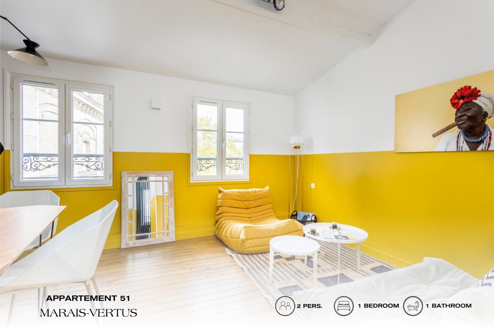 Beauquartier - Marais, Vertus Apartment *