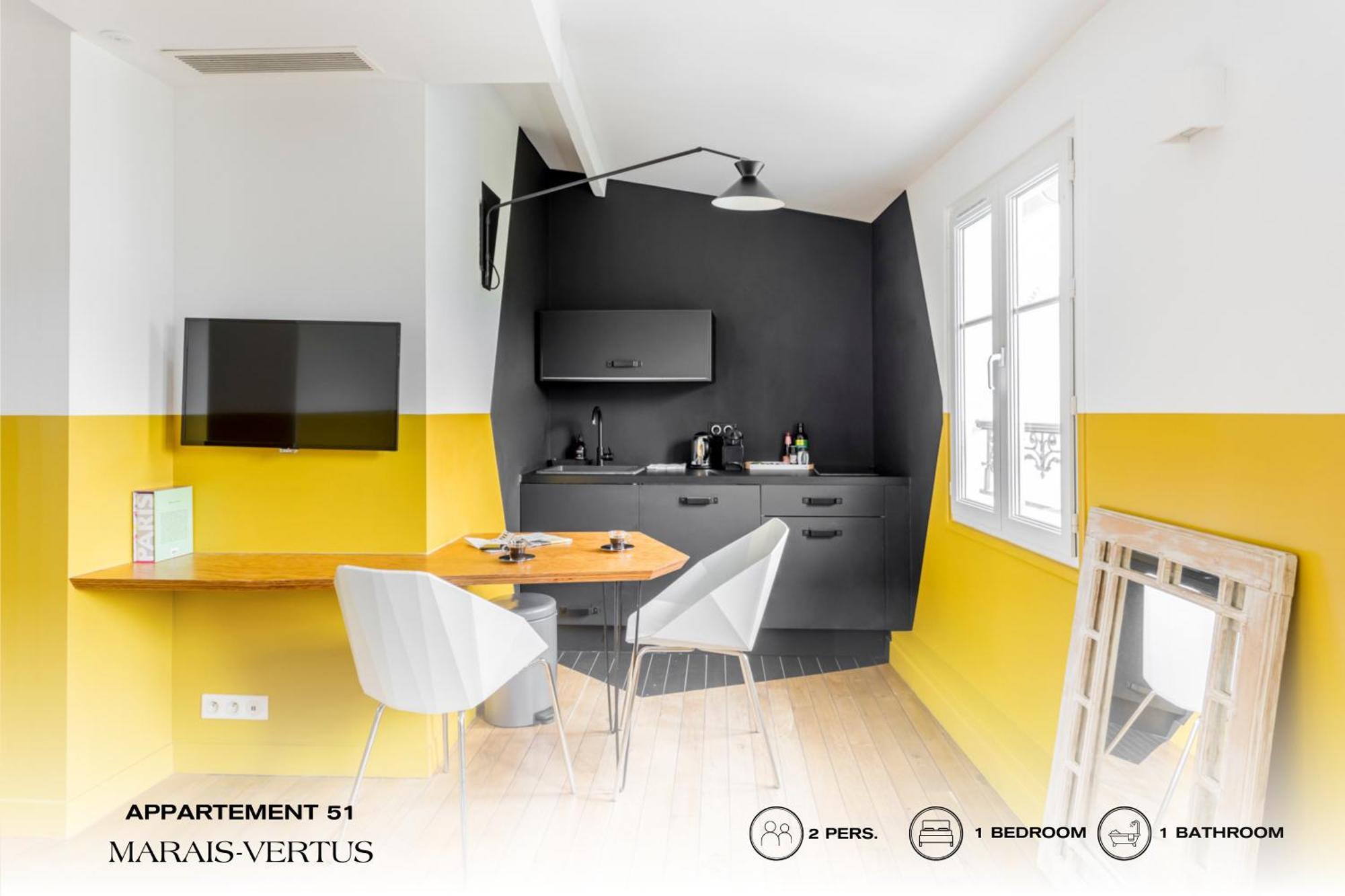 Beauquartier - Marais, Vertus Apartment