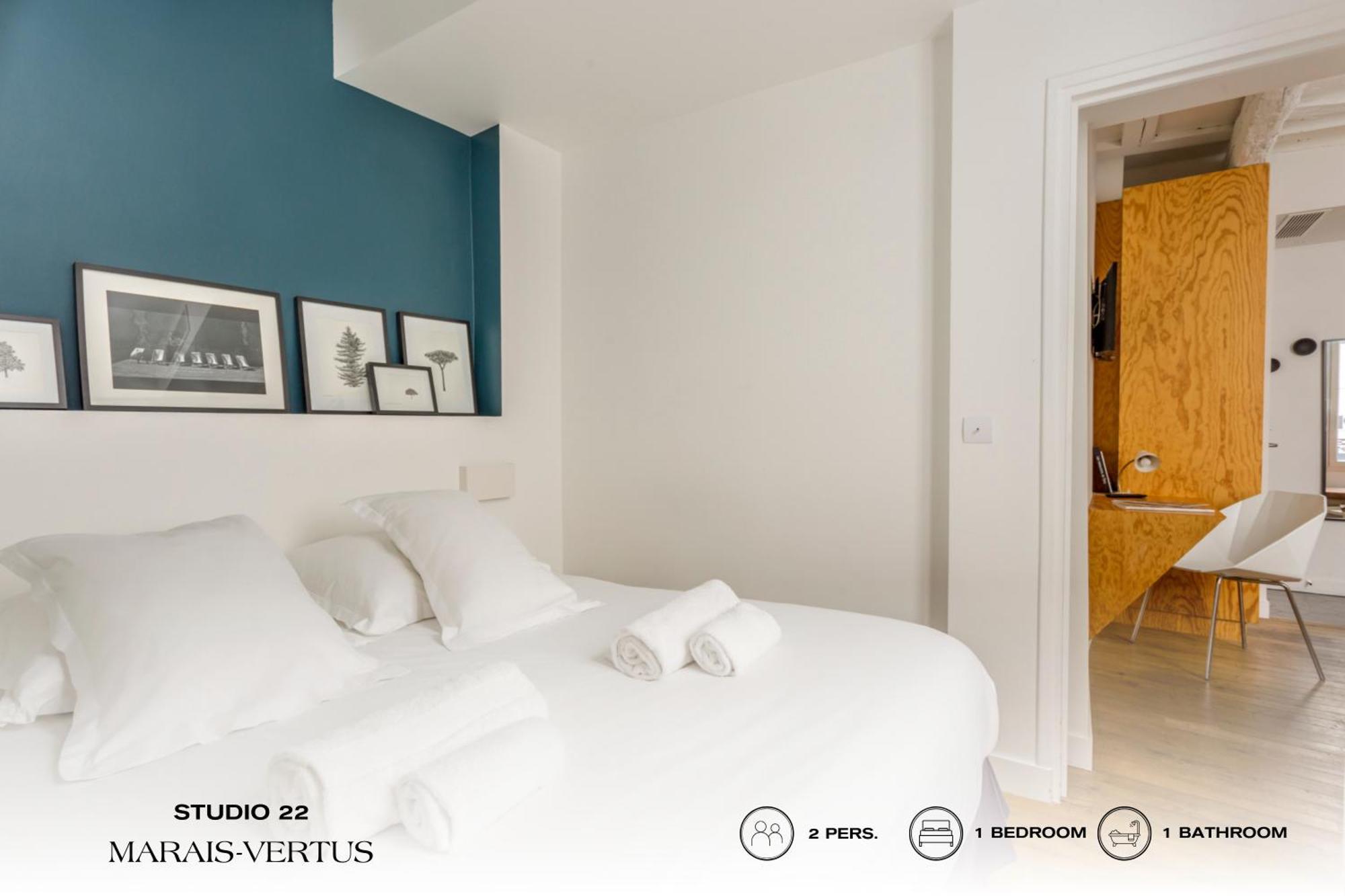 Apartment Beauquartier - Marais, Vertus