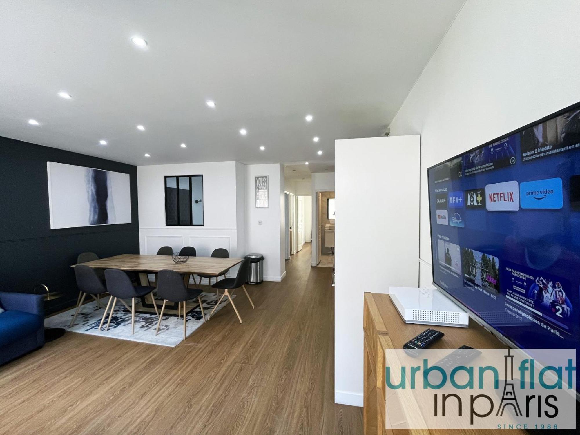 Apartment Urban Flat 17 - Pretty 3 Bedroom Flat In Paris