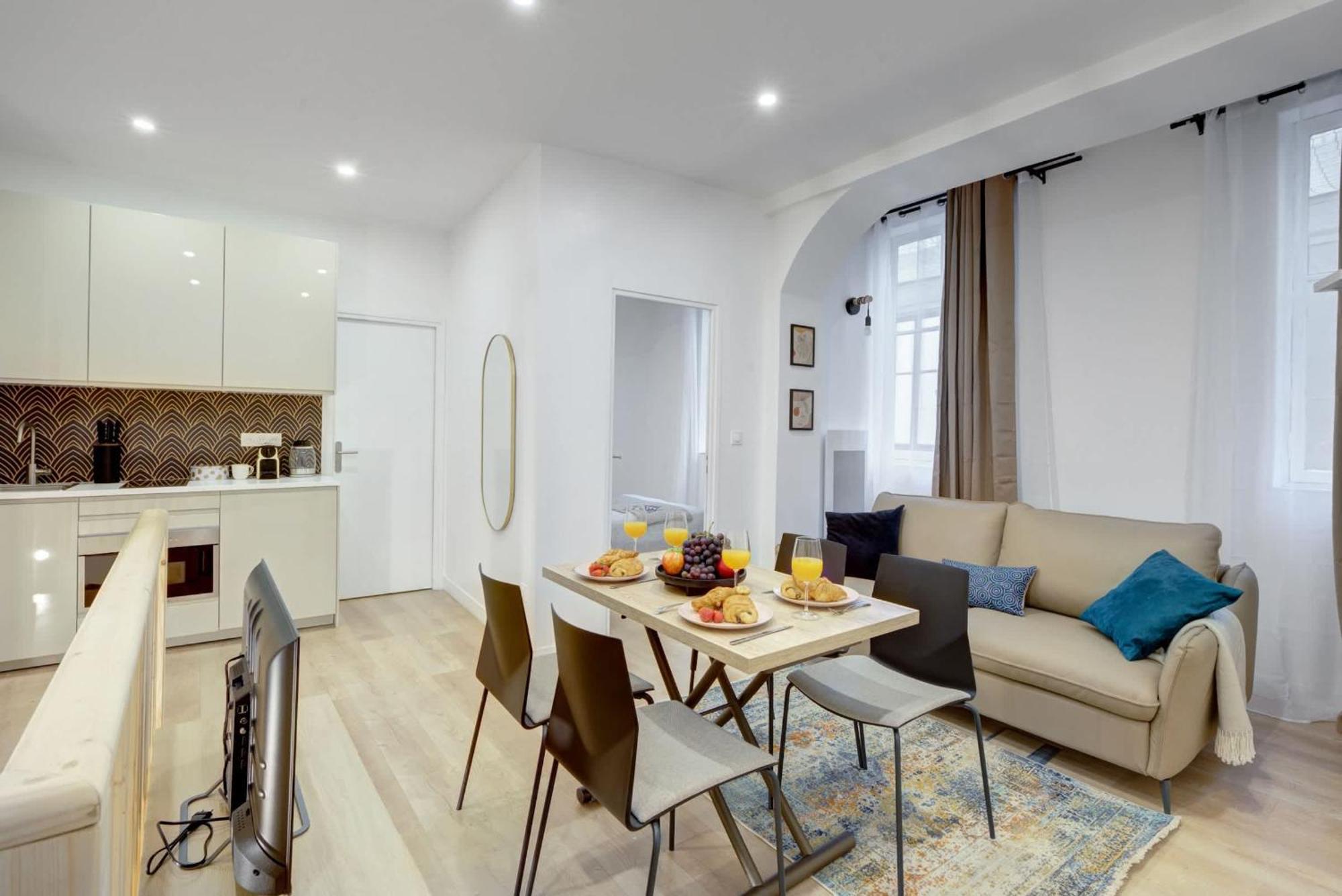 Apartment Montorgueil - Les Halles - 1br - Cityapartmentstay
