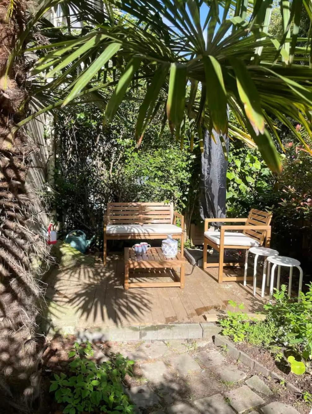 Apartment Avec Beau Jardin Paris