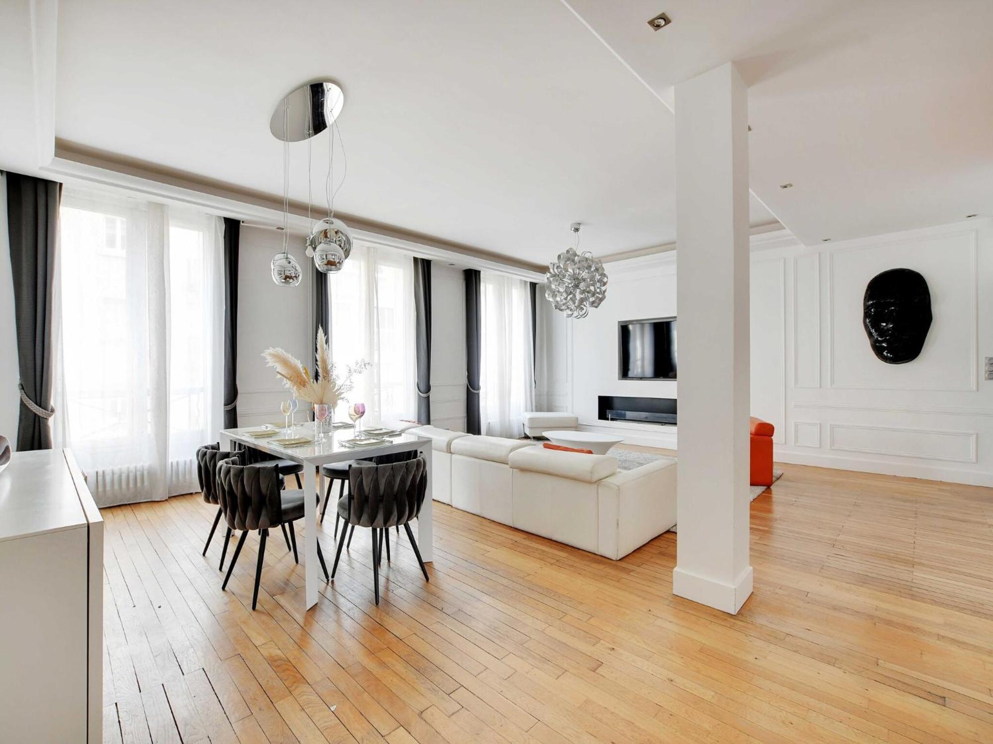 Apartment Sophisticated Appt 4 Bdr 8p - 17e Porte D'asnieres *