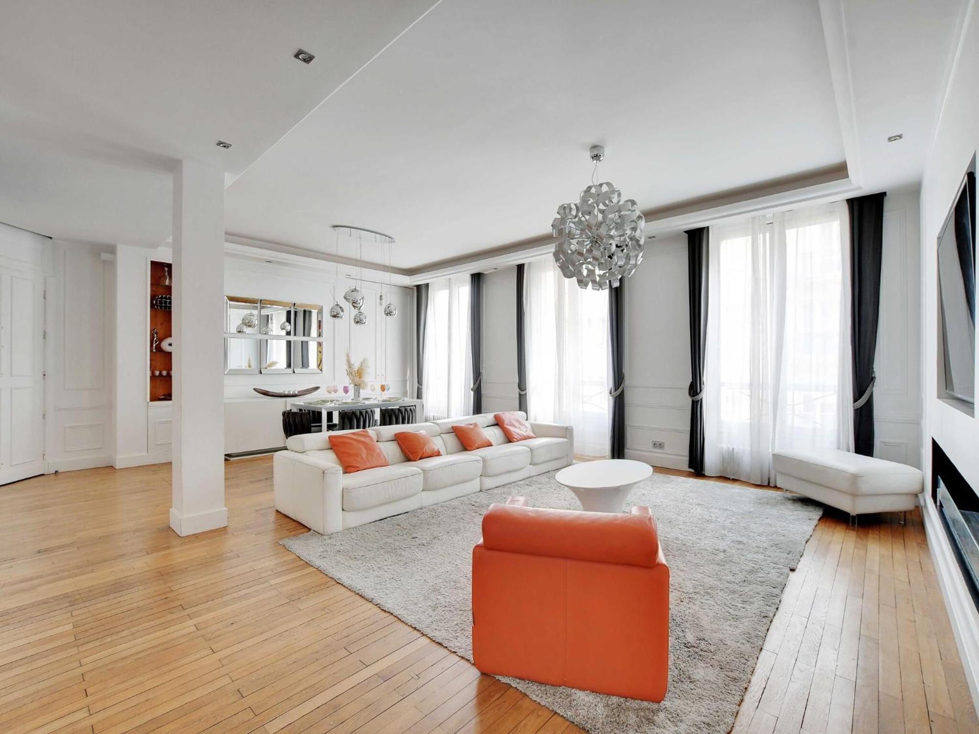 Sophisticated Appt 4 Bdr 8p - 17e Porte D'asnieres Apartment