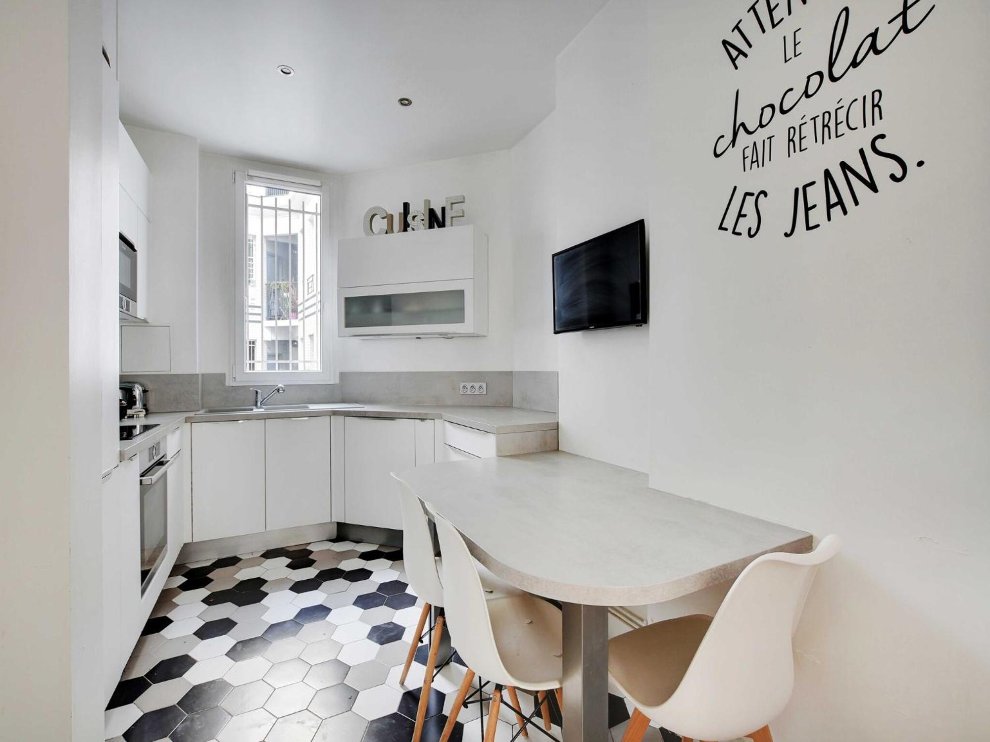 Sophisticated Appt 4 Bdr 8p - 17e Porte D'asnieres Apartment Paris