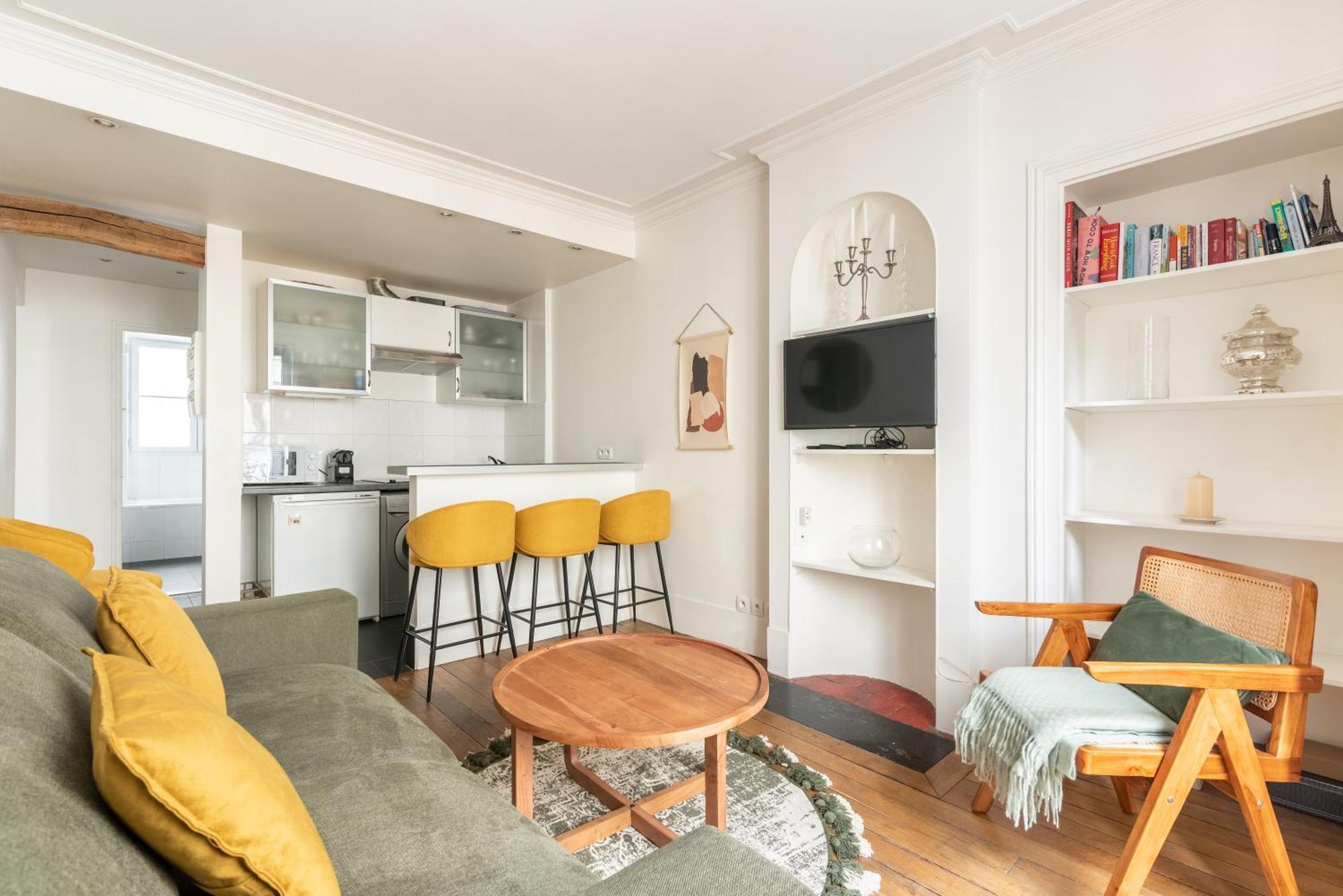 Elegant 2br - Proche Tour Eiffel Apartment