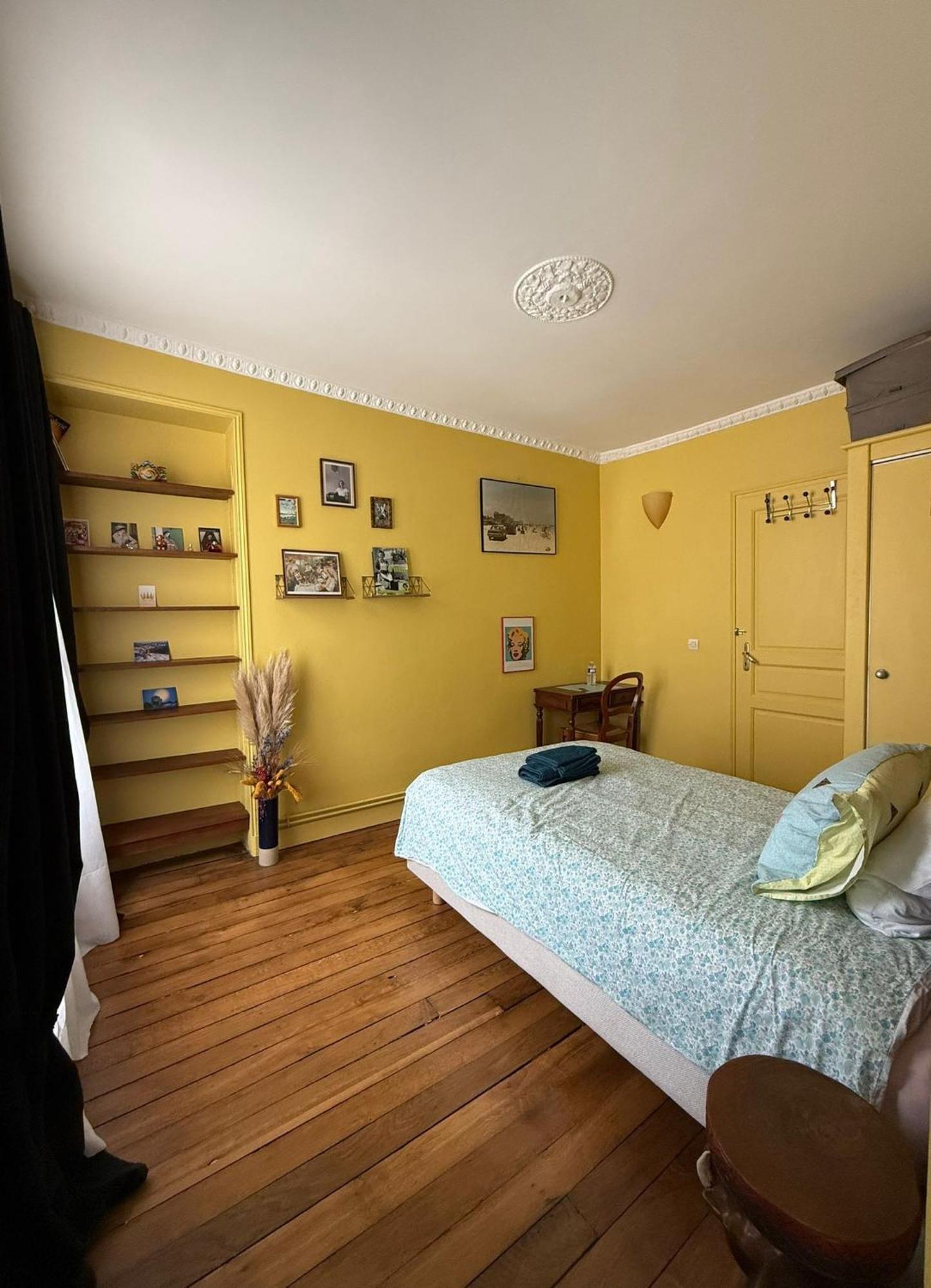 Séjour chez l'habitant Bergere Opera Trevise - 2 Connecting With Private Bathroom And 1 Study - 35 M2 *